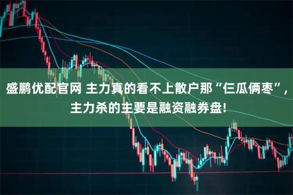 盛鹏优配官网 主力真的看不上散户那“仨瓜俩枣”, 主力杀的主要是融资融券盘!