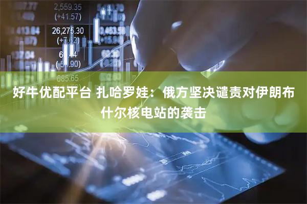 好牛优配平台 扎哈罗娃：俄方坚决谴责对伊朗布什尔核电站的袭击