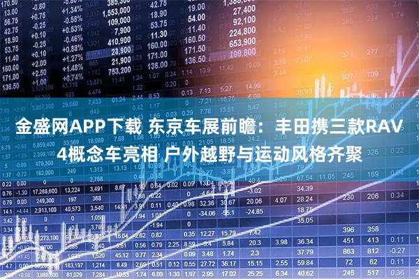 金盛网APP下载 东京车展前瞻：丰田携三款RAV4概念车亮相 户外越野与运动风格齐聚